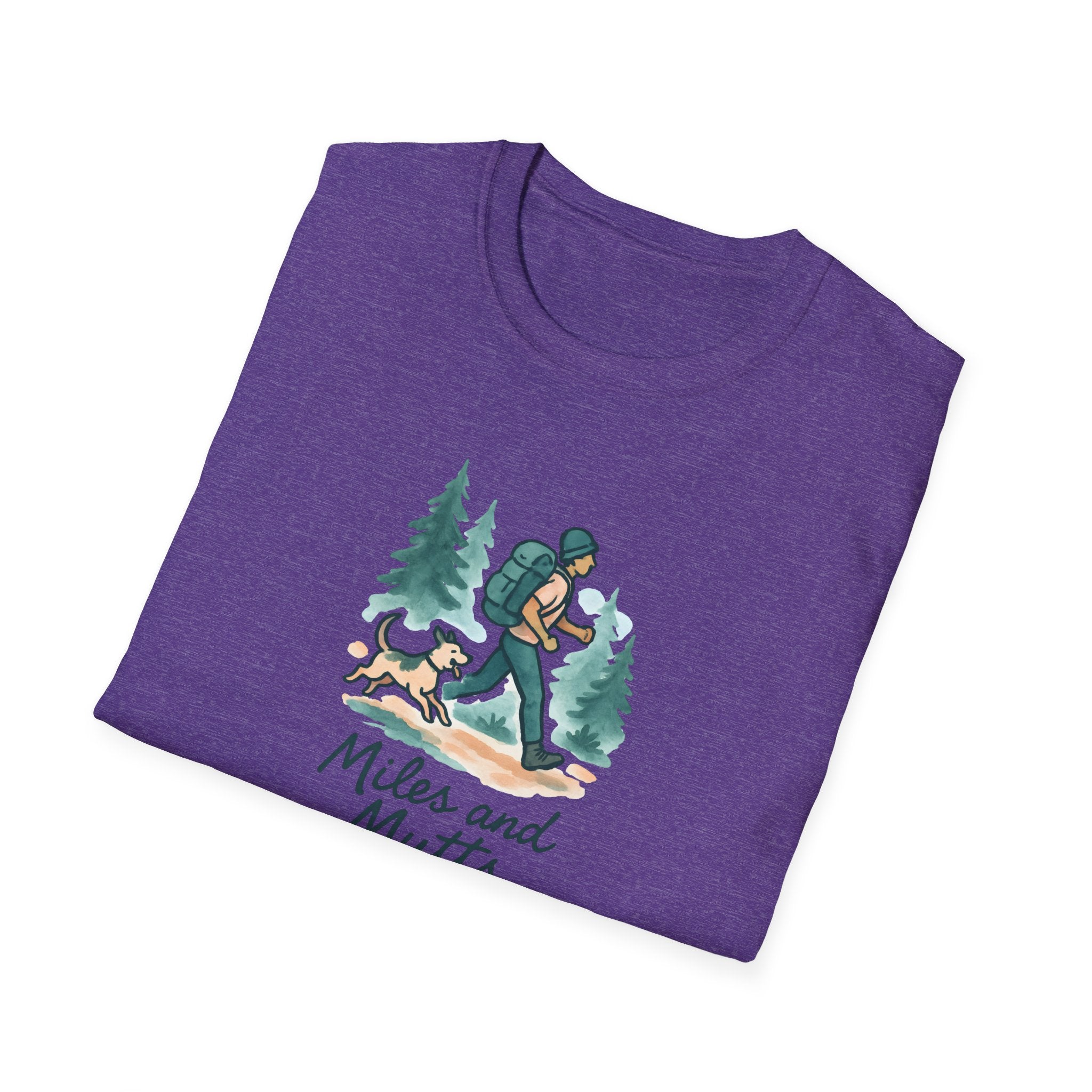 Hiker and Dog T-Shirt — Adventure Tee for Dog Lovers