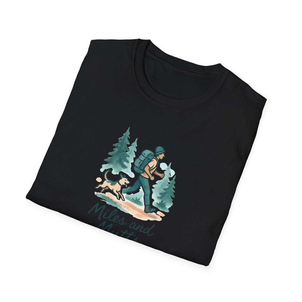 Hiker and Dog T-Shirt — Adventure Tee for Dog Lovers