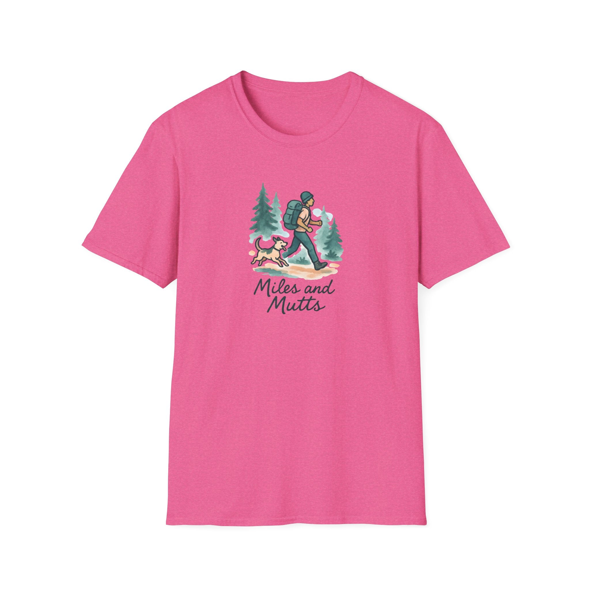 Hiker and Dog T-Shirt — Adventure Tee for Dog Lovers