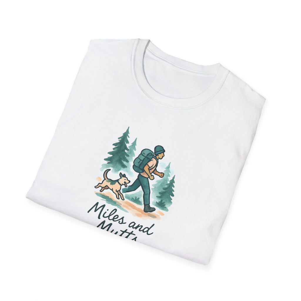 Hiker and Dog T-Shirt — Adventure Tee for Dog Lovers