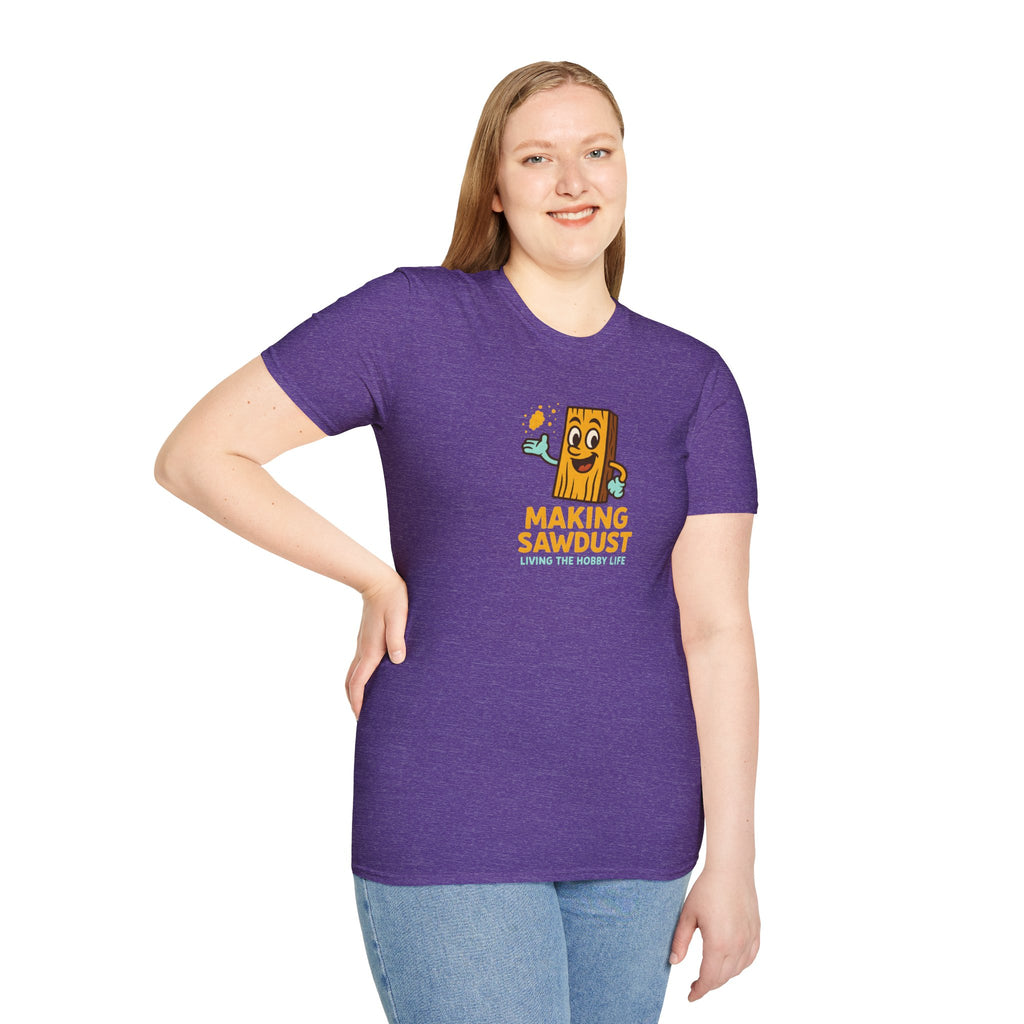Making Sawdust T-Shirt — Woodworker Shop Shirt