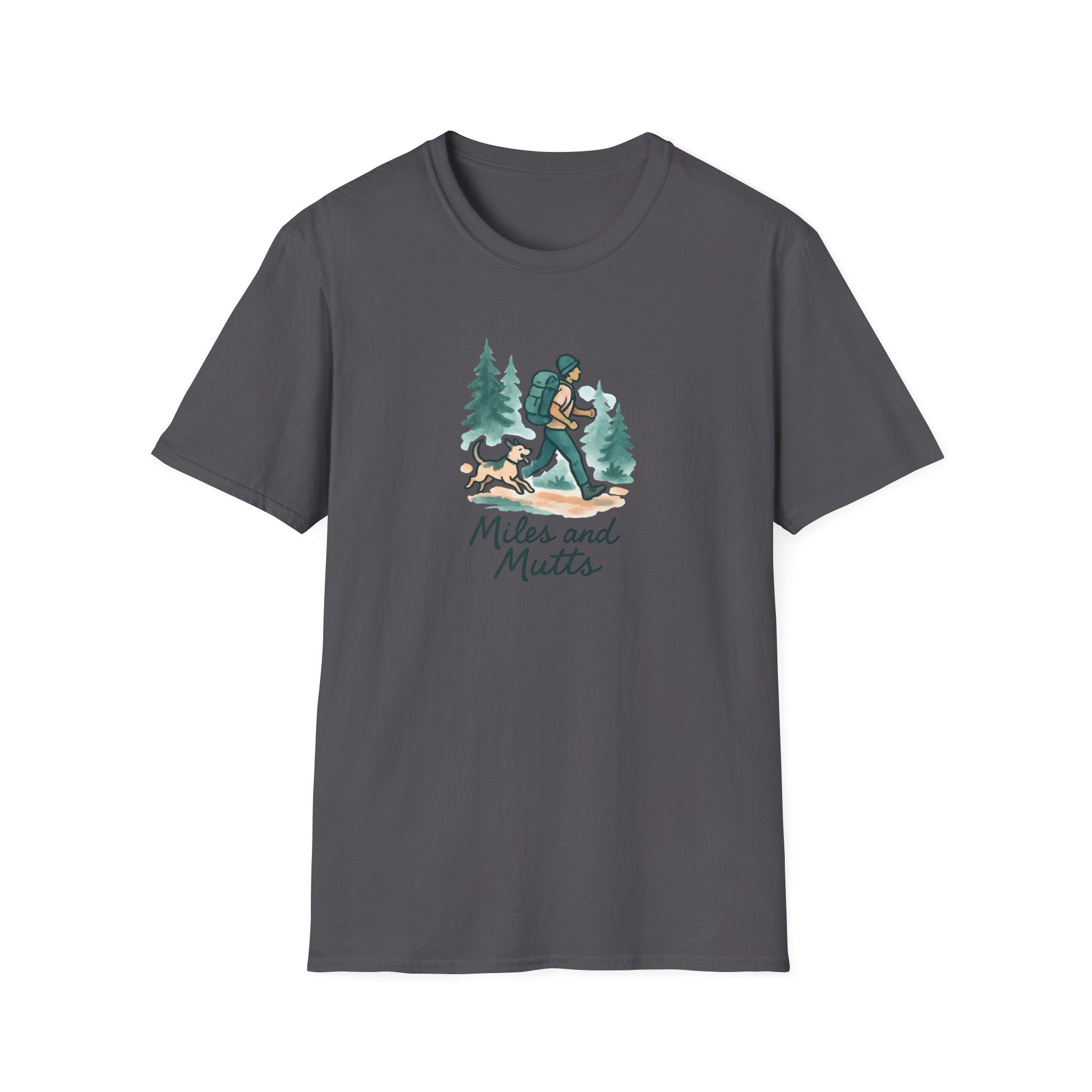 Hiker and Dog T-Shirt — Adventure Tee for Dog Lovers