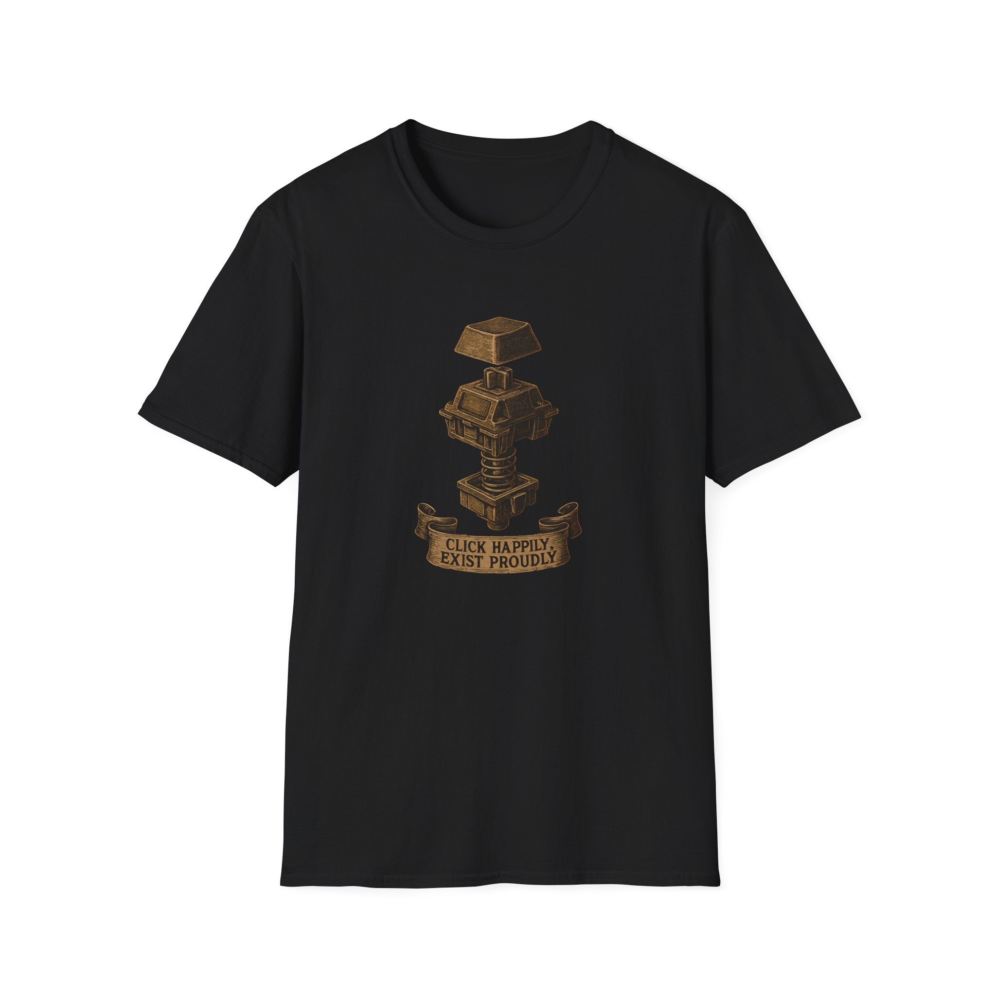 Spring-loaded mechanical sculpture T-Shirt