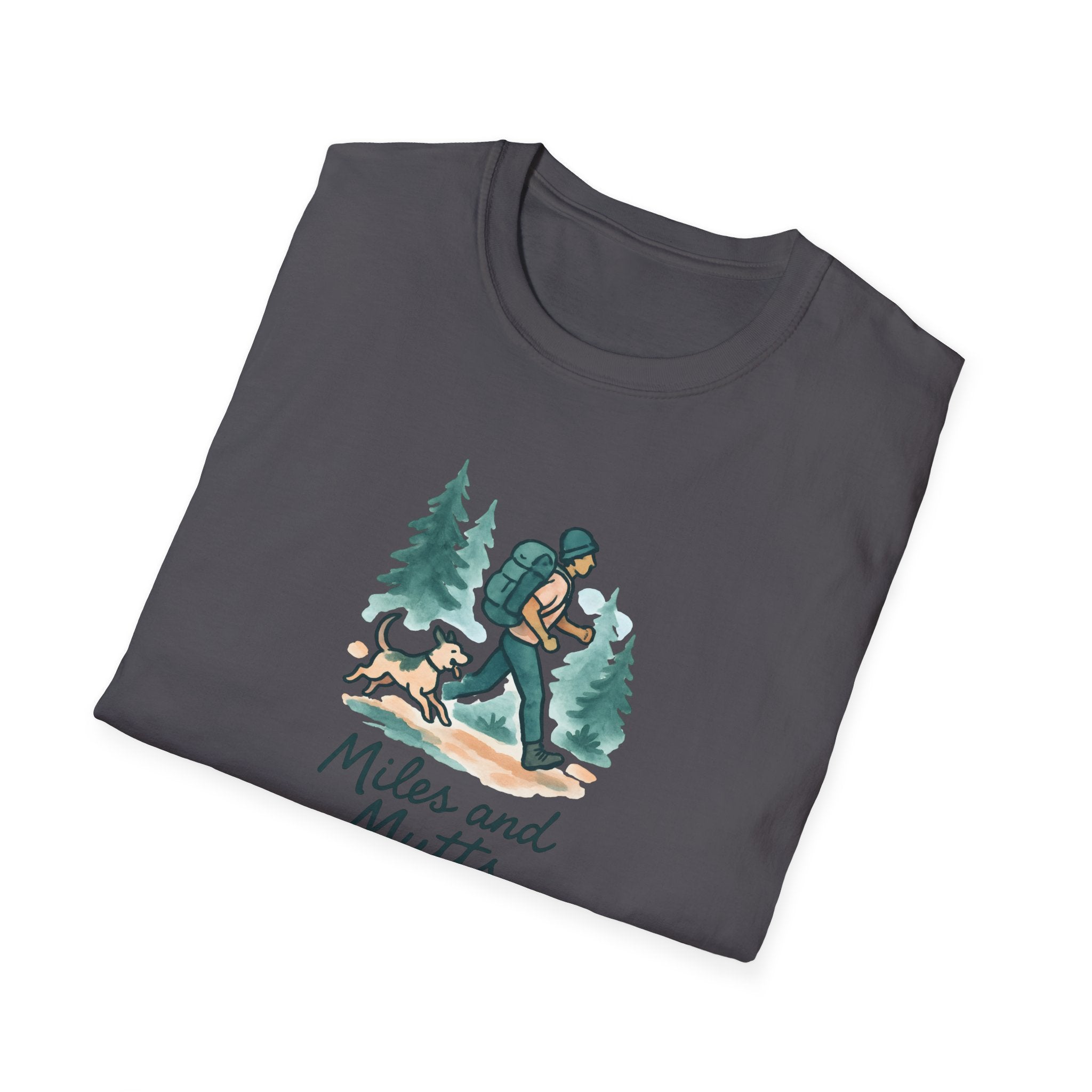 Hiker and Dog T-Shirt — Adventure Tee for Dog Lovers