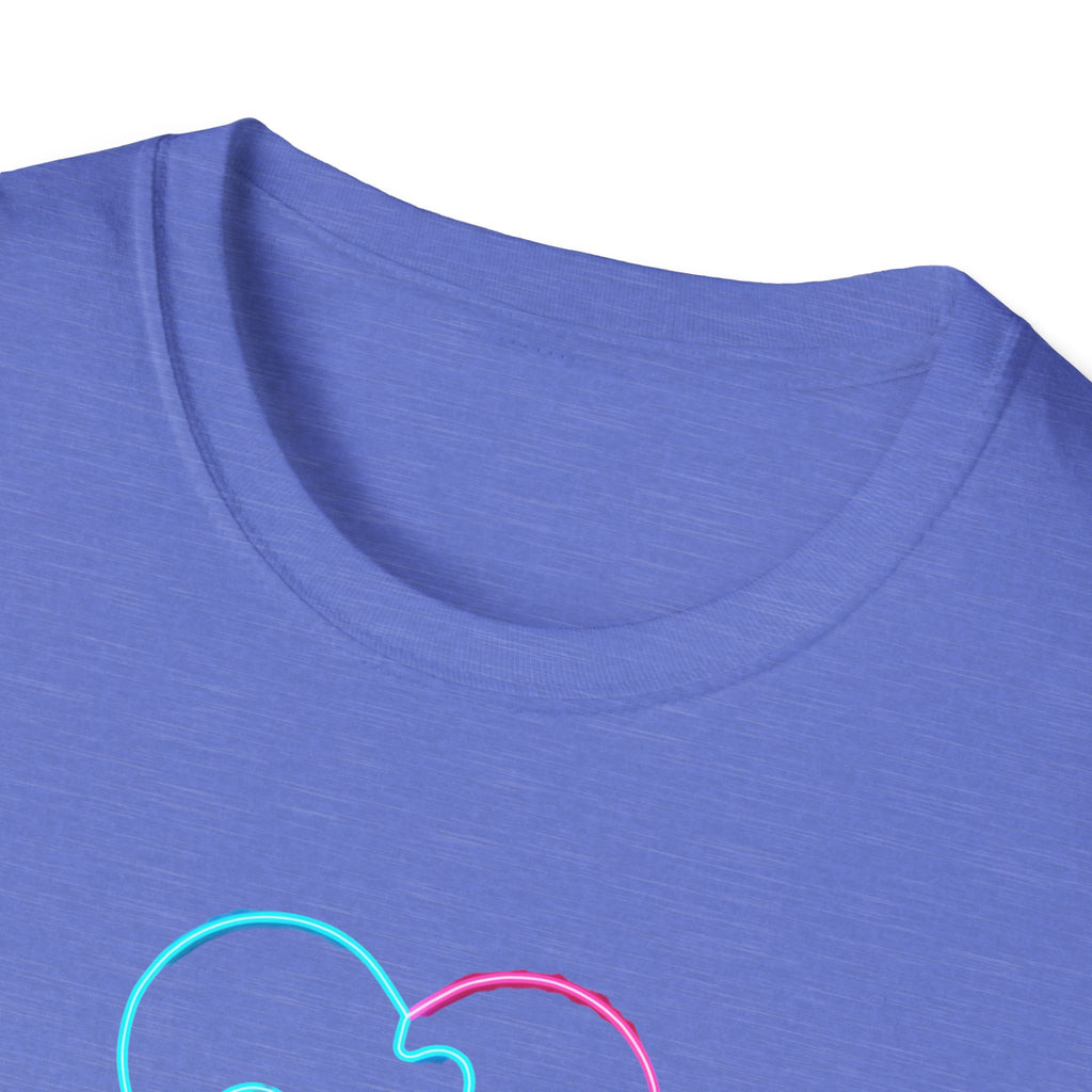 Puzzle Time Neon Heart T-Shirt