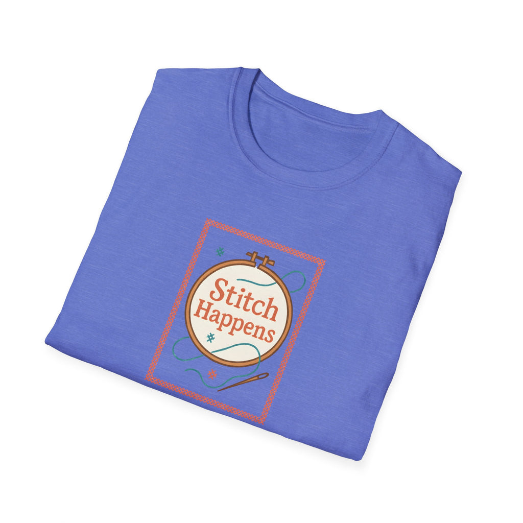 Stitch Happens Embroidery T-Shirt