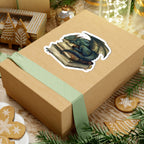 Sleeping Green Dragon sticker | Kiss-Cut Sticker, Books, Fantasy, Librarian