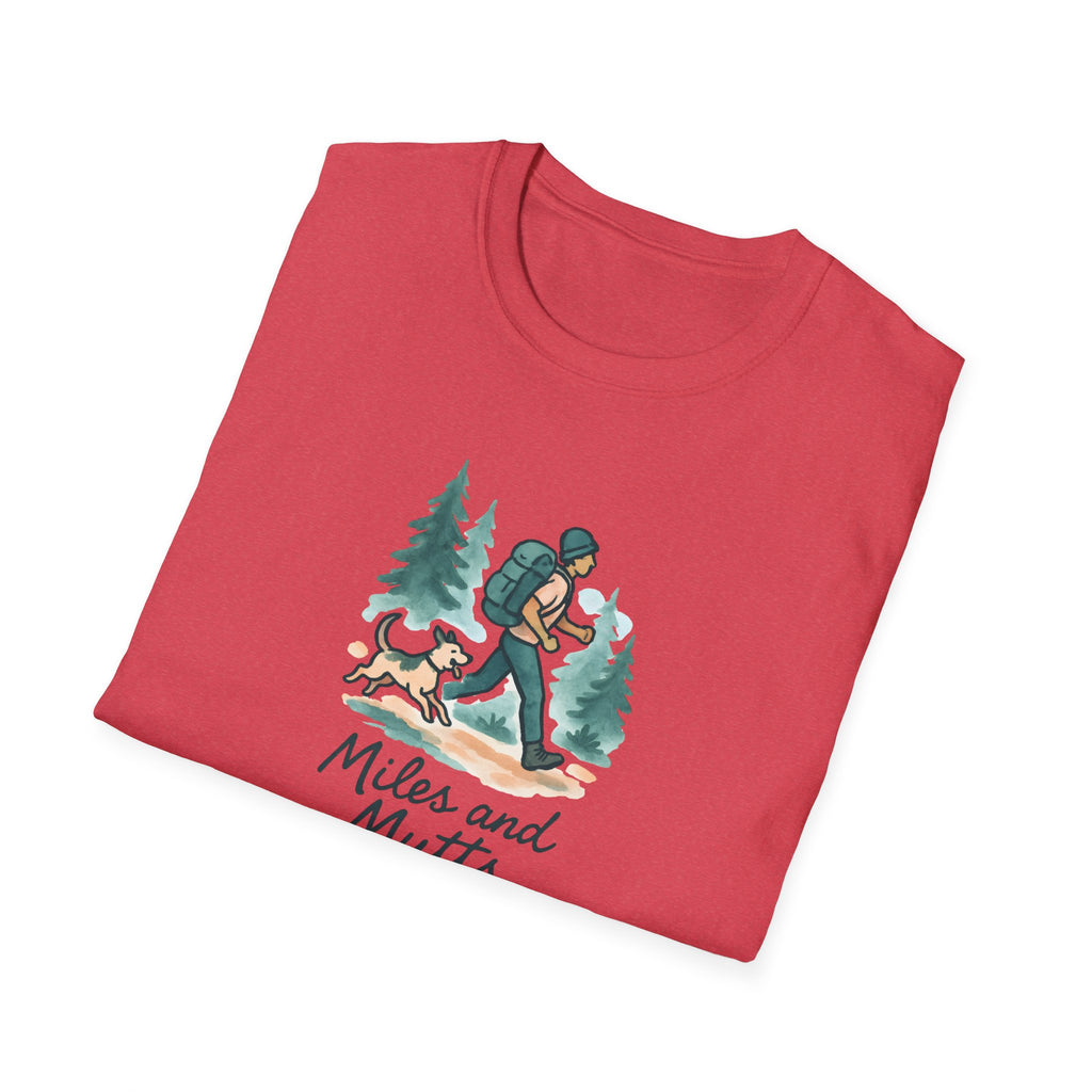 Hiker and Dog T-Shirt — Adventure Tee for Dog Lovers
