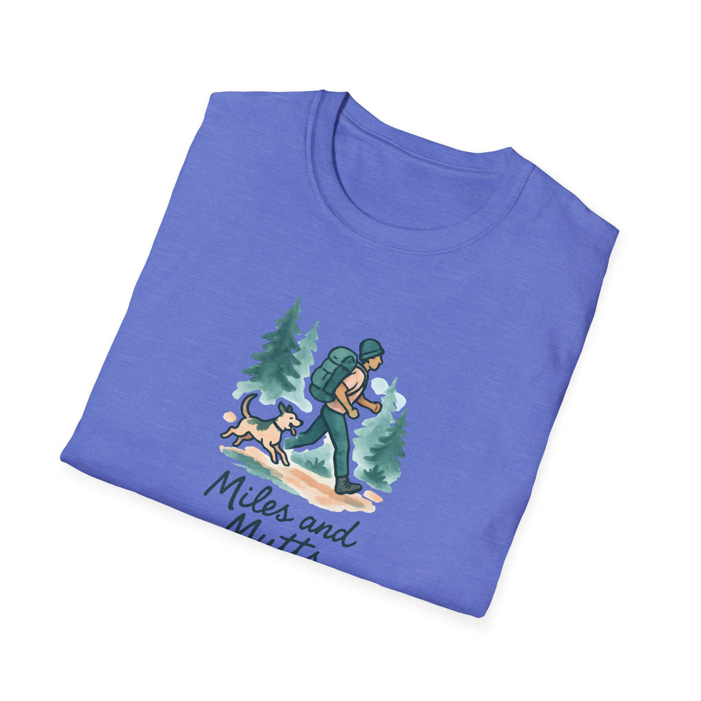 Hiker and Dog T-Shirt — Adventure Tee for Dog Lovers