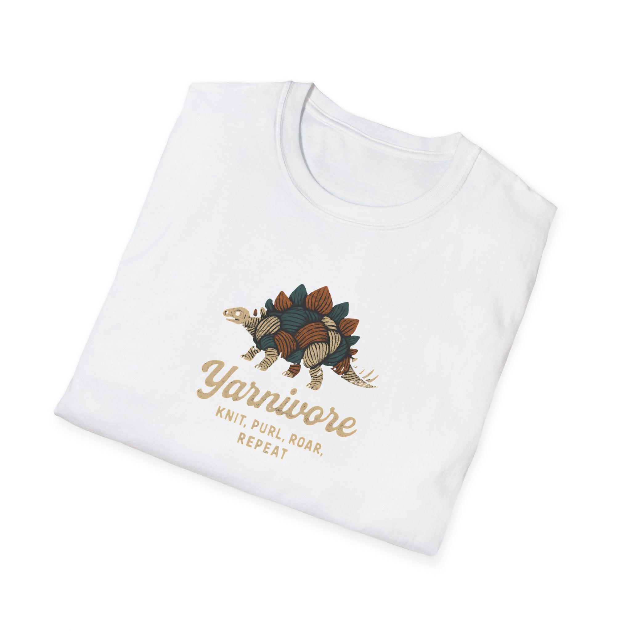 Yarnivore Knit Purl Roar T-Shirt