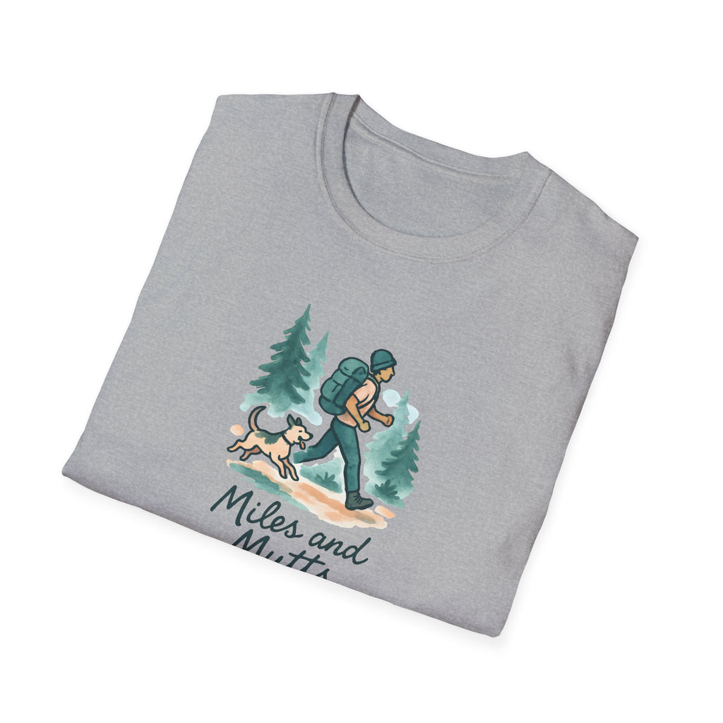 Hiker and Dog T-Shirt — Adventure Tee for Dog Lovers