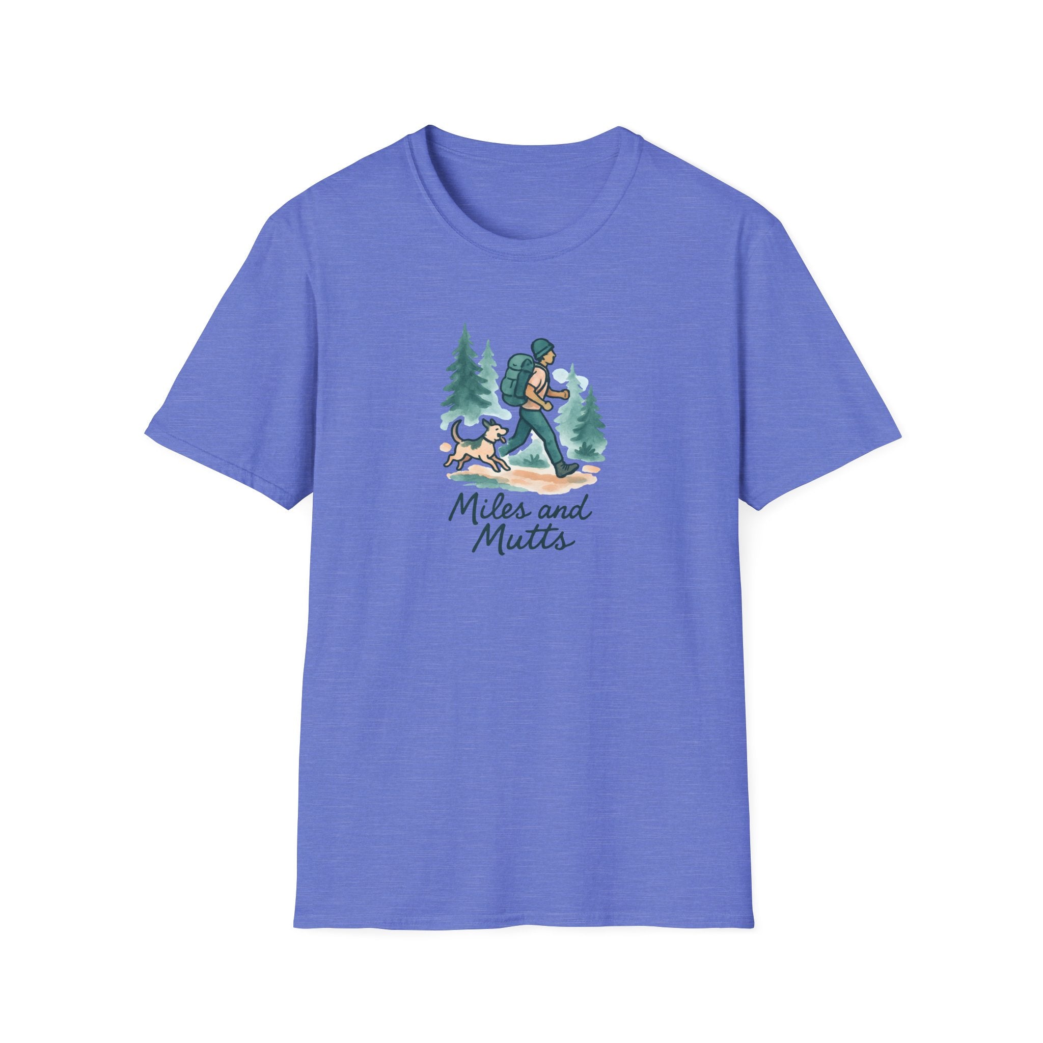 Hiker and Dog T-Shirt — Adventure Tee for Dog Lovers