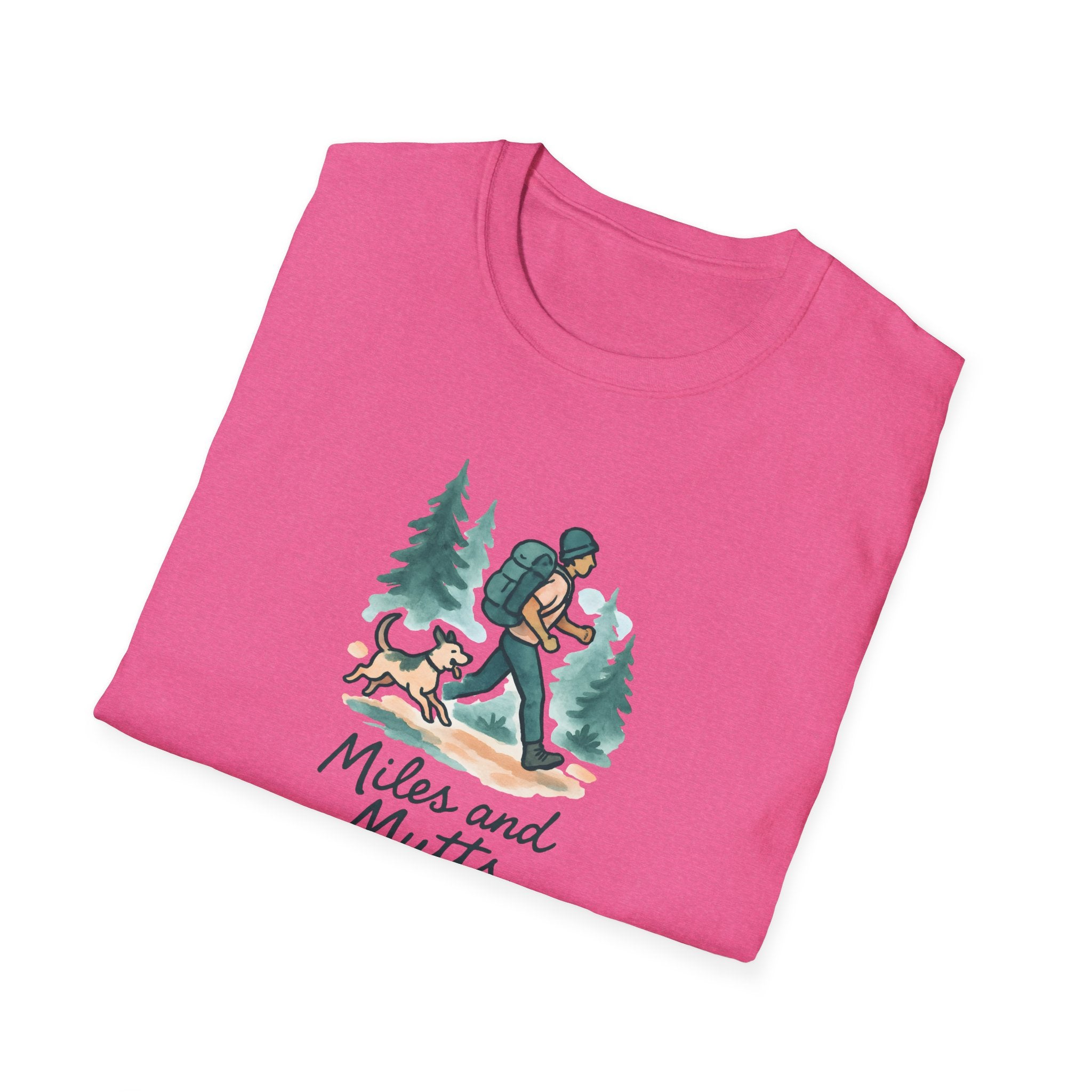 Hiker and Dog T-Shirt — Adventure Tee for Dog Lovers