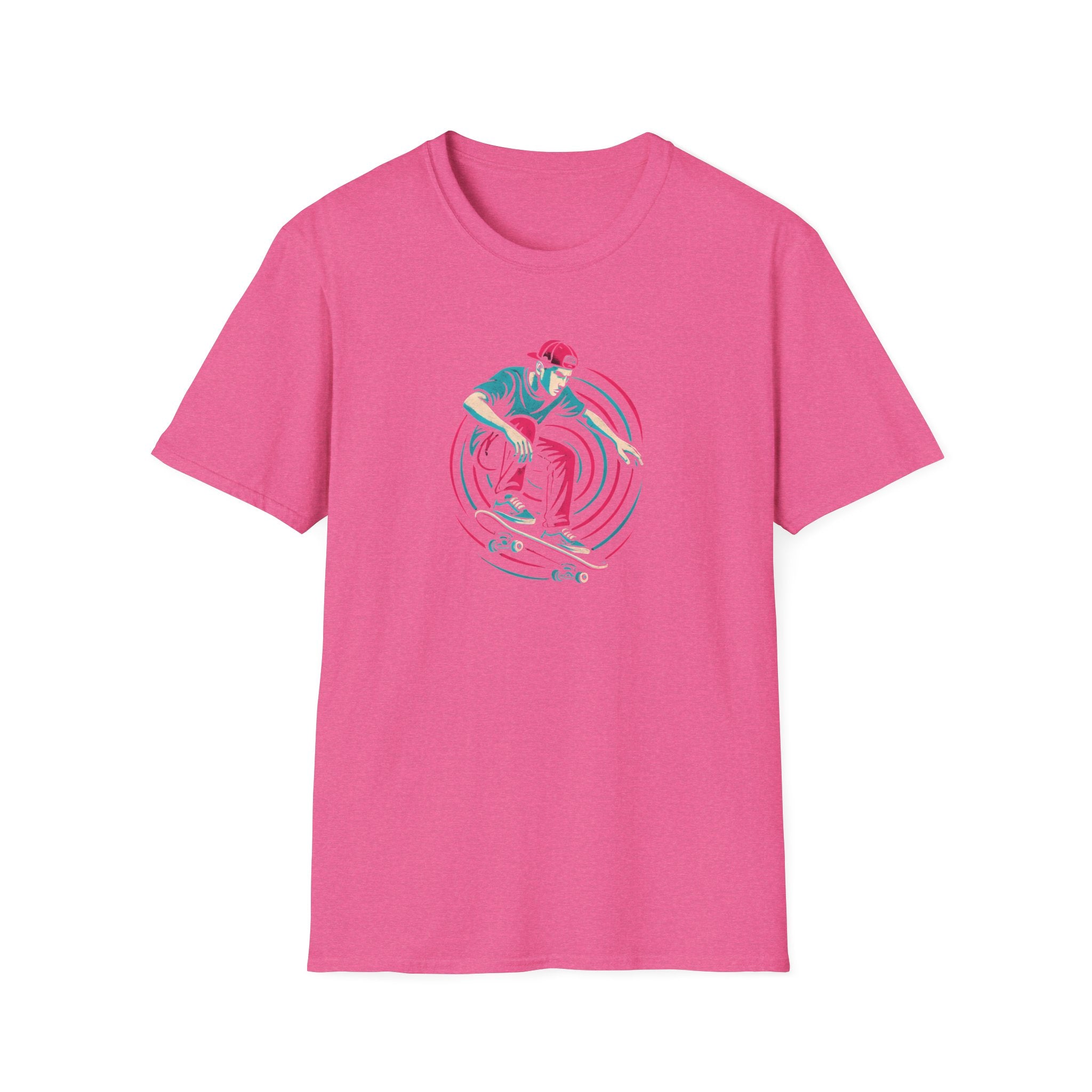 Skateboarder performing trick T-Shirt