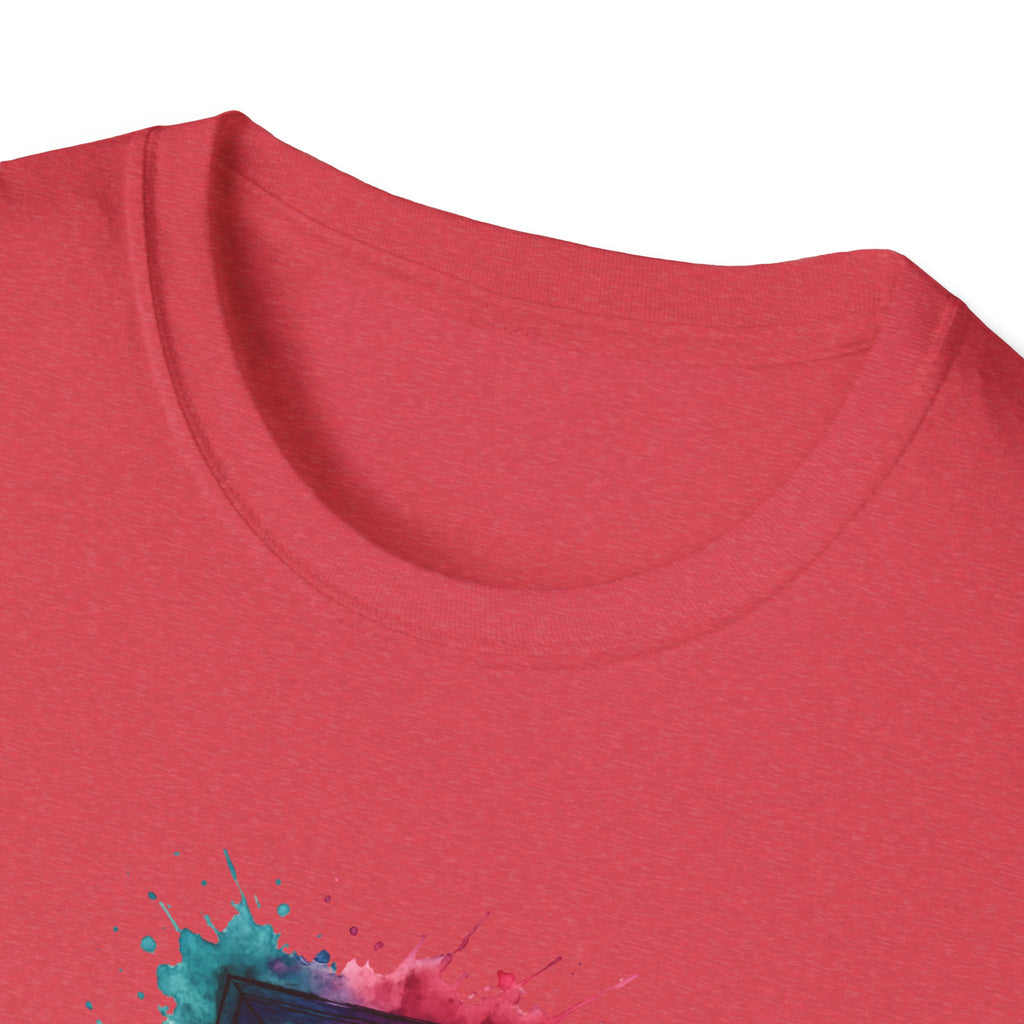 Rainbow Watercolor Frame T-Shirt