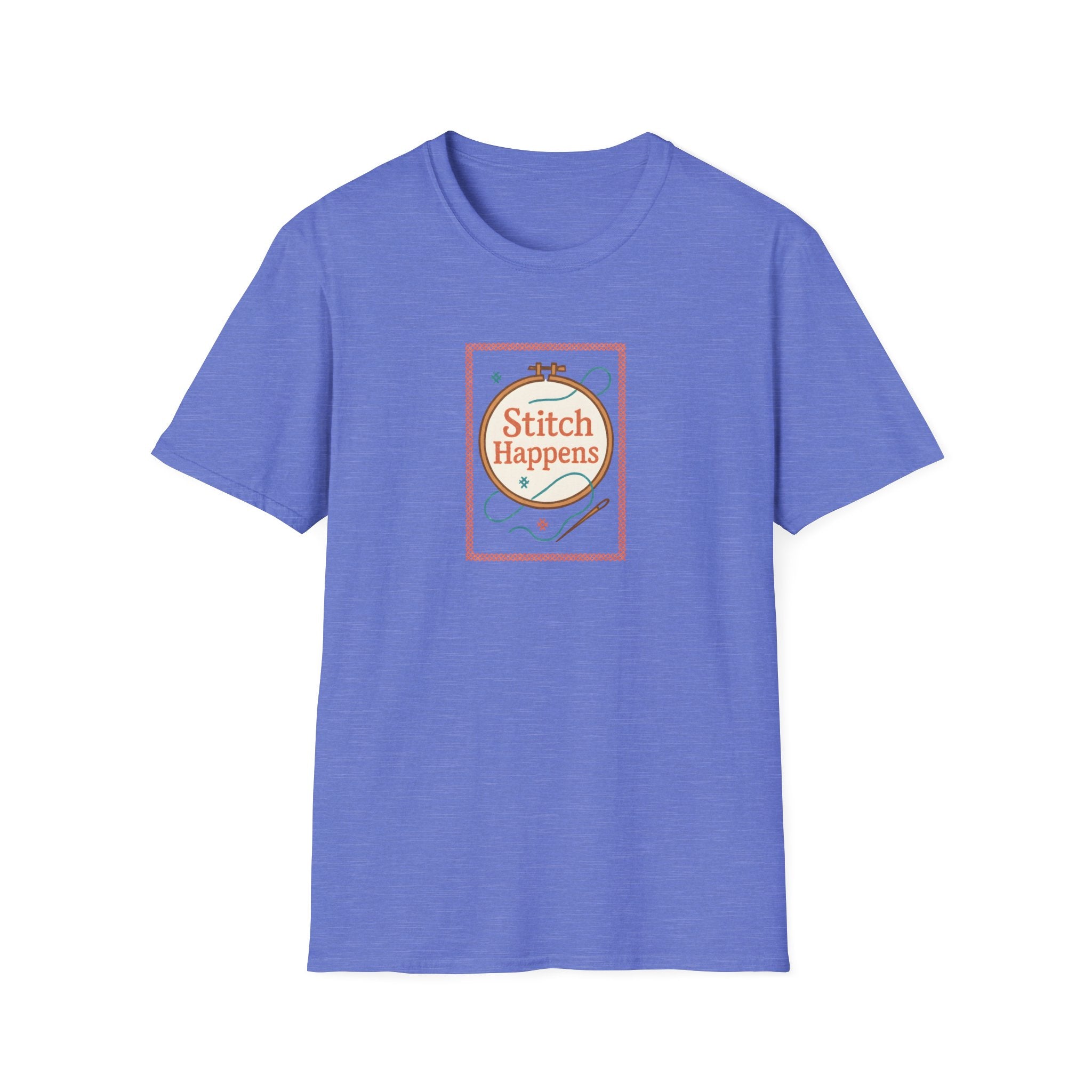 Stitch Happens Embroidery T-Shirt