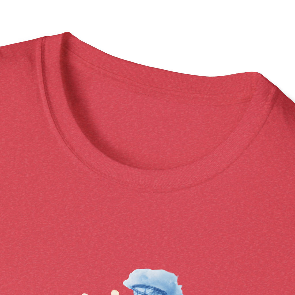 Watercolor basketball scene T-Shirt