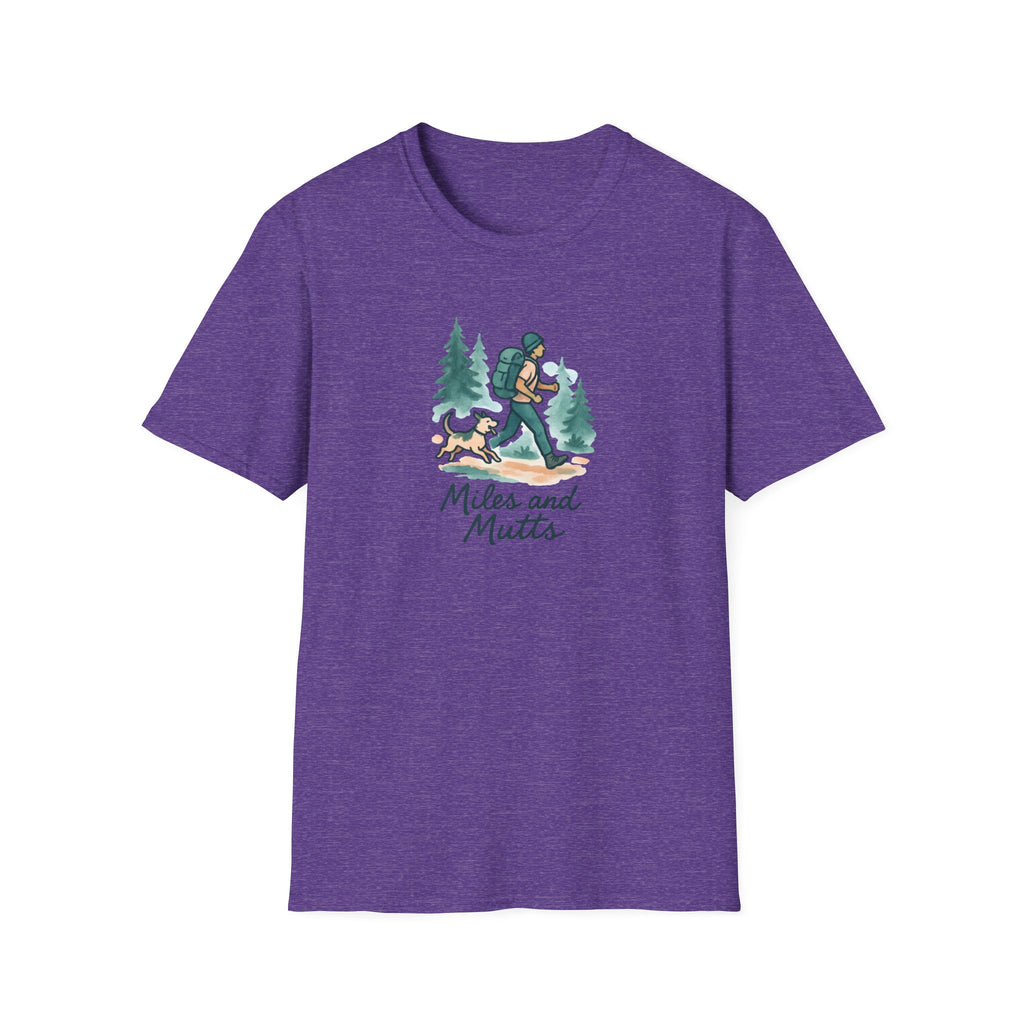 Hiker and Dog T-Shirt — Adventure Tee for Dog Lovers