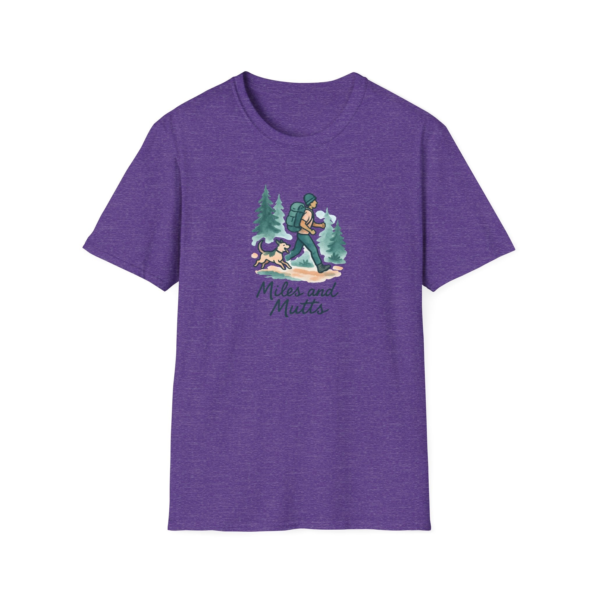 Hiker and Dog T-Shirt — Adventure Tee for Dog Lovers