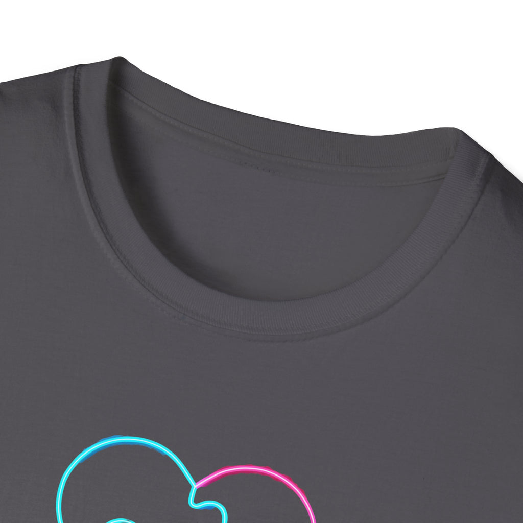 Puzzle Time Neon Heart T-Shirt
