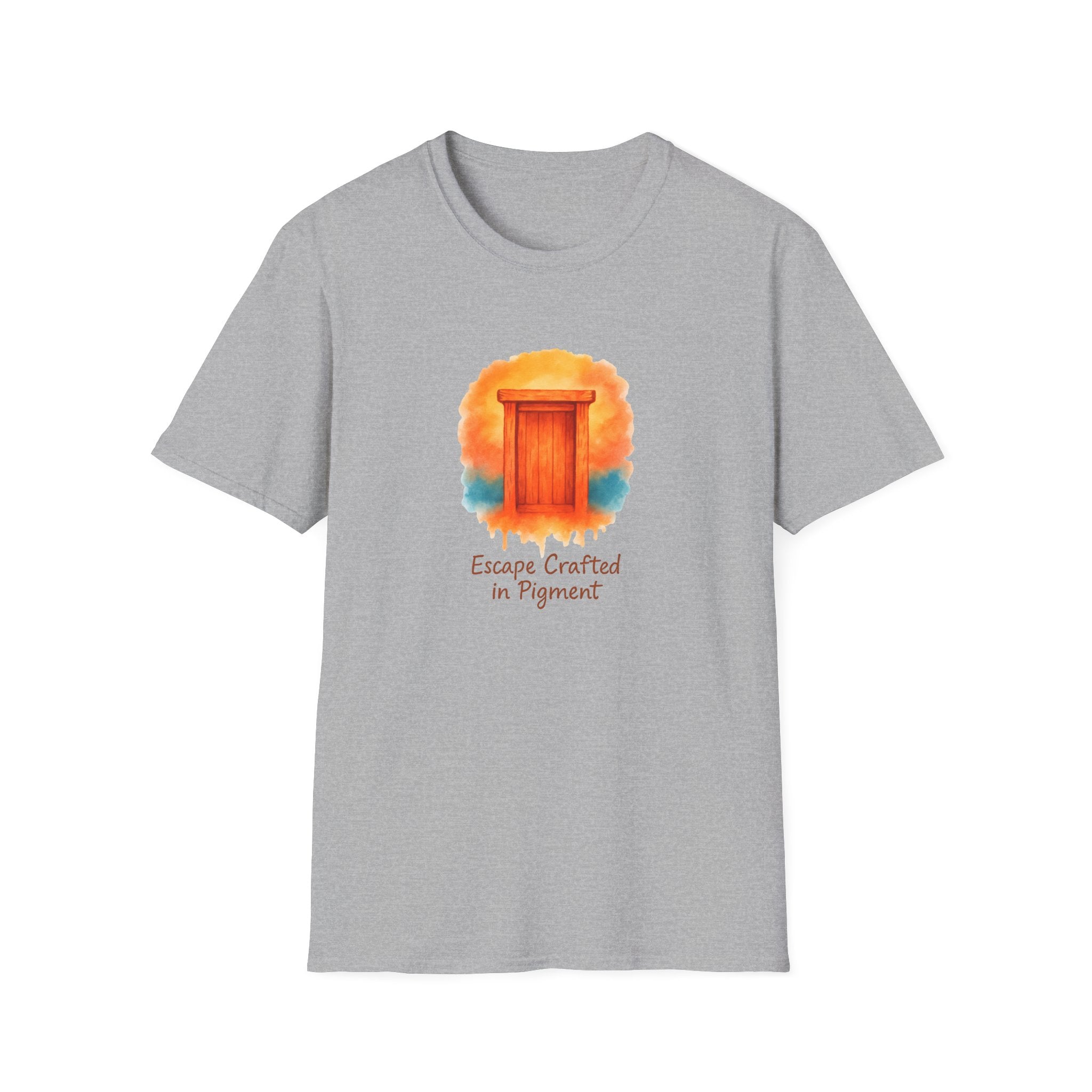 Wooden Door Illustration T-Shirt