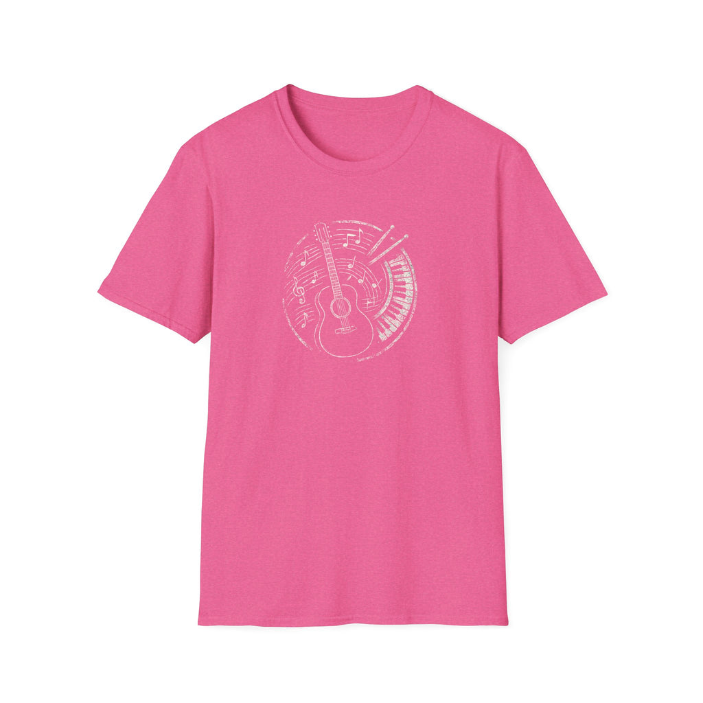 Musical Guitar Emblem T-Shirt